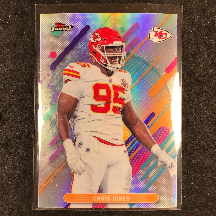 2025 Topps Finest NFL CHRIS JONES Rare Refractor #284