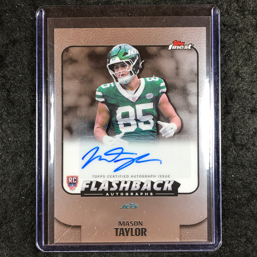 2025 Topps Finest NFL MASON TAYLOR Flashback Rookie Auto Base #MT