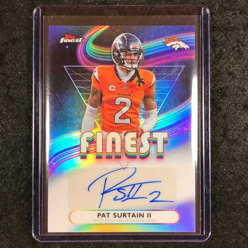 2025 Topps Finest NFL PAT SURTAIN II Finest Auto Refractor #PS