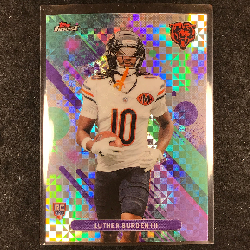 2025 Topps Finest NFL LUTHER BURDEN III Rookie Common X-Fractor #27