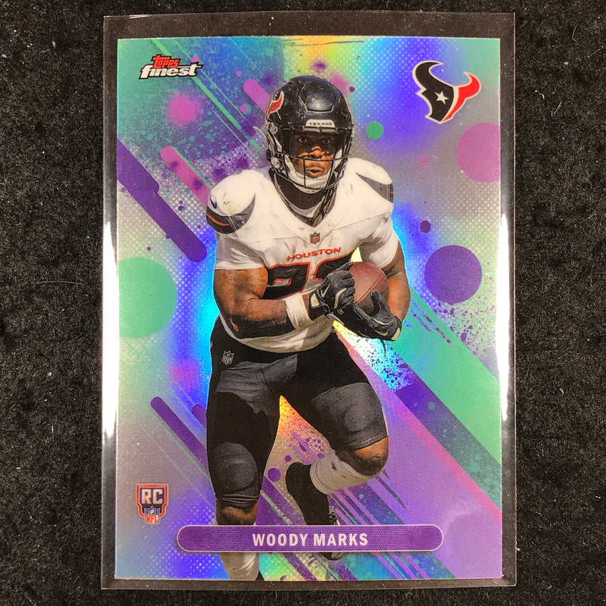 2025 Topps Finest NFL WOODY MARKS Rookie Common Refractor #20