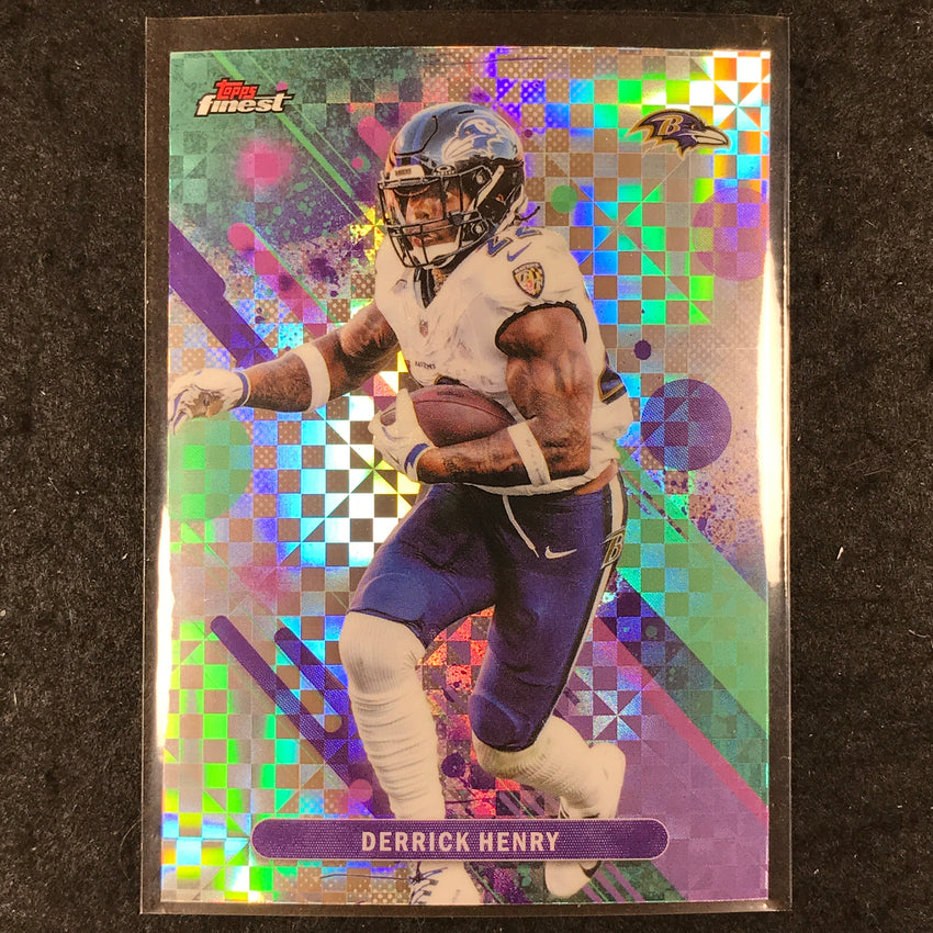2025 Topps Finest NFL DERRICK HENRY Common X-Fractor #70