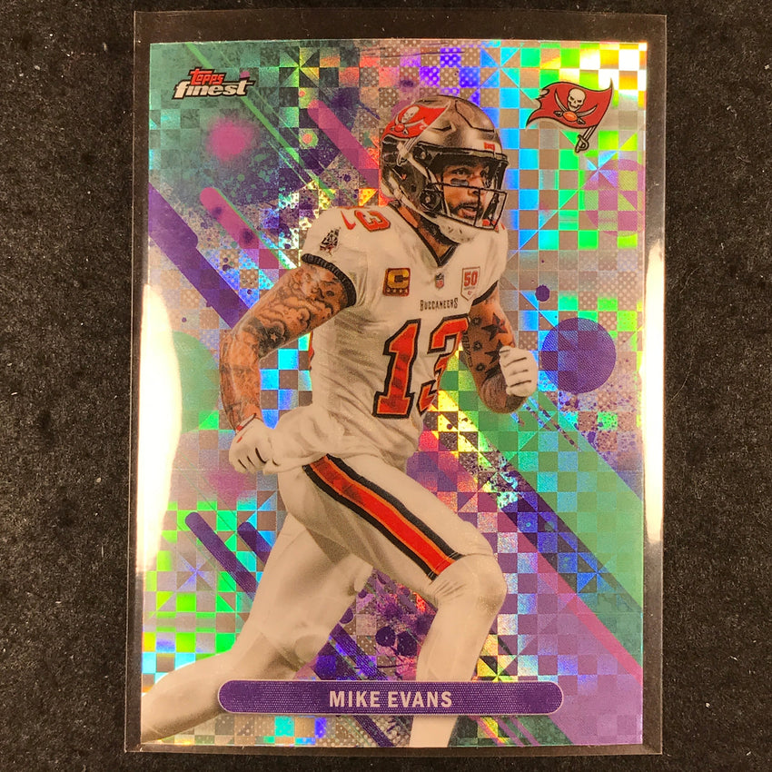 2025 Topps Finest NFL MIKE EVANS Common X-Fractor #93