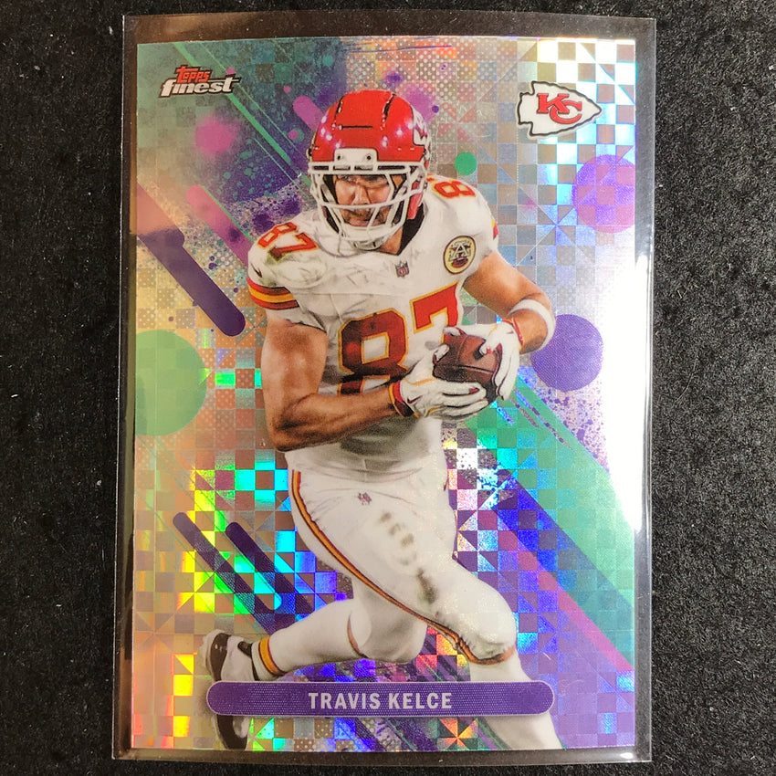 2025 Topps Finest NFL TRAVIS KELCE Common X-Fractor #94