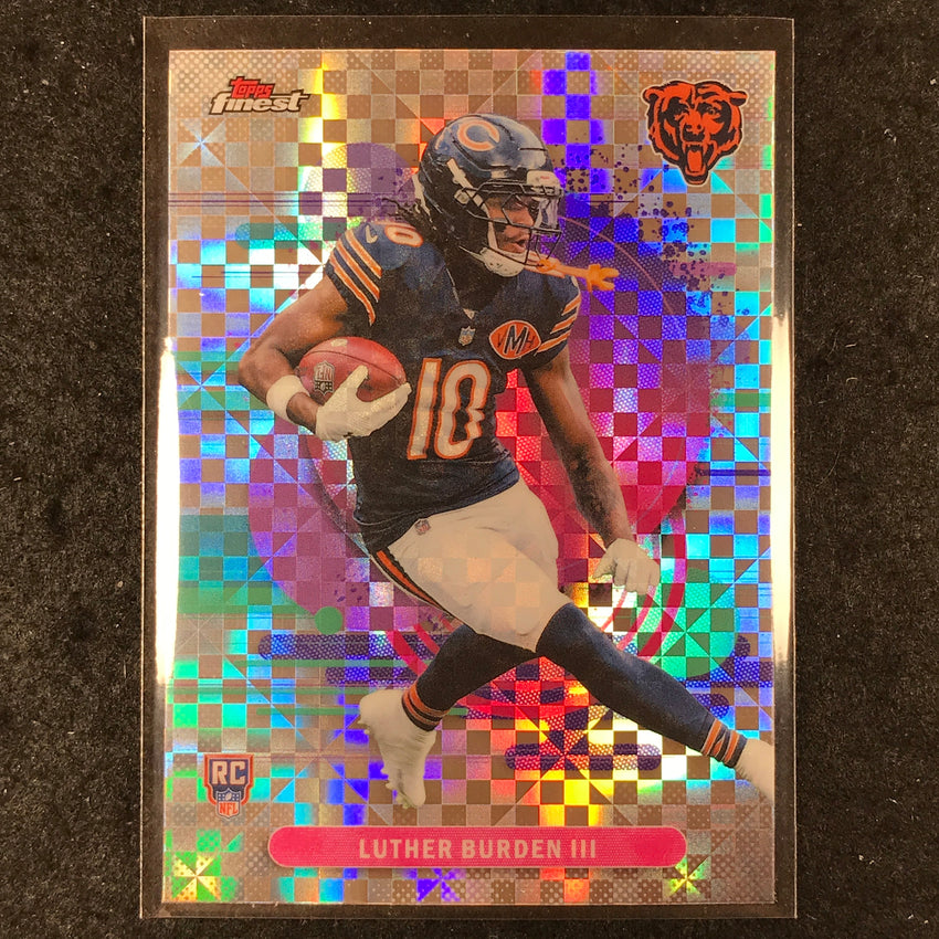 2025 Topps Finest NFL LUTHER BURDEN III Rookie Uncommon X-Fractor #119