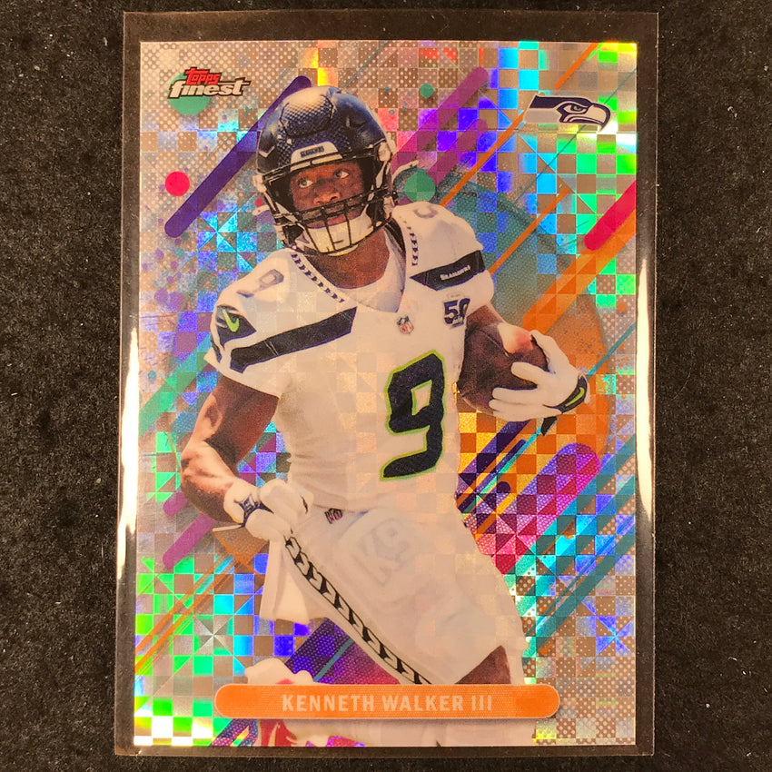 2025 Topps Finest NFL KENNETH WALKER III Rare X-Fractor #258