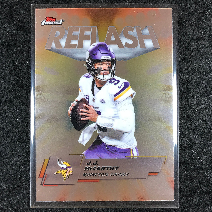 2025 Topps Finest NFL J.J. MCCARTHY Reflash Base #4