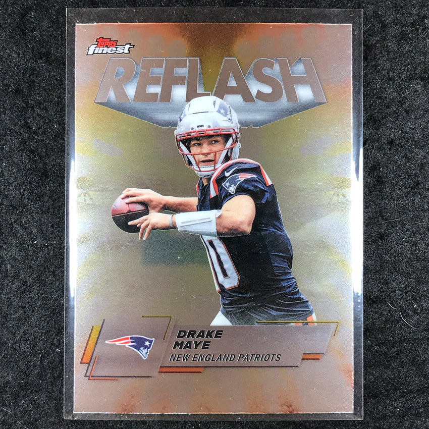2025 Topps Finest NFL DRAKE MAYE Reflash Base #5