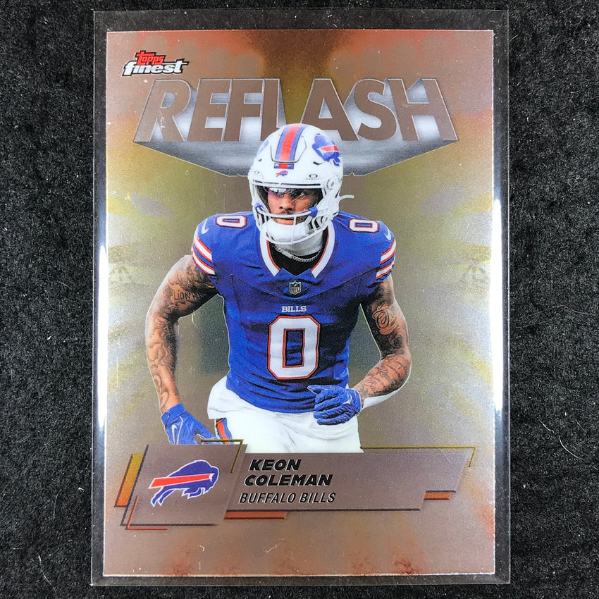 2025 Topps Finest NFL KEON COLEMAN Reflash Base #11