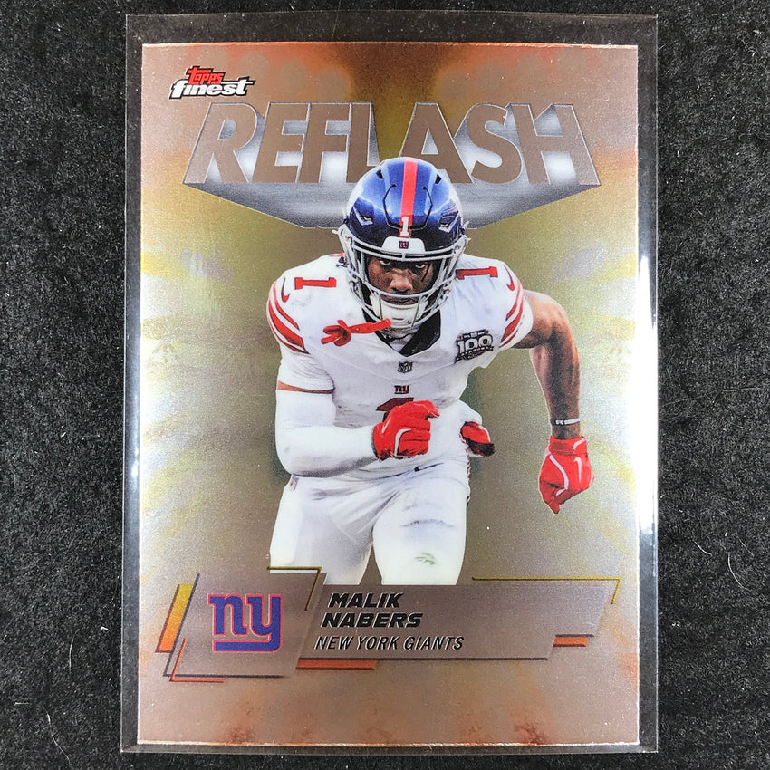 2025 Topps Finest NFL MALIK NABERS Reflash Base #16