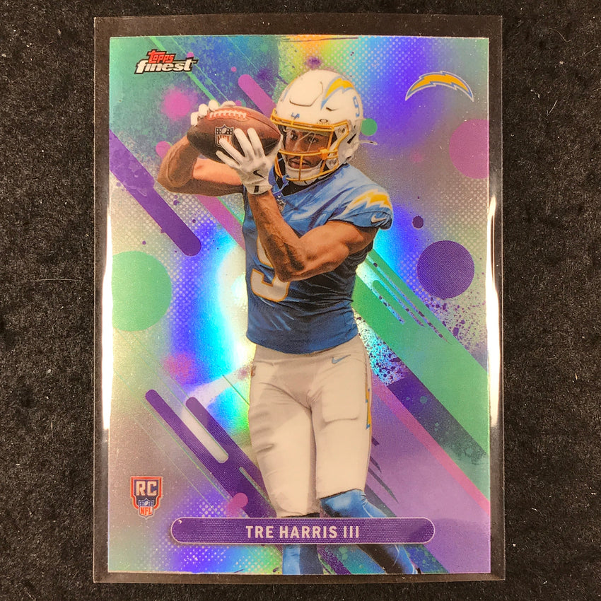 2025 Topps Finest NFL TRE HARRIS III Rookie Common Refractor #28