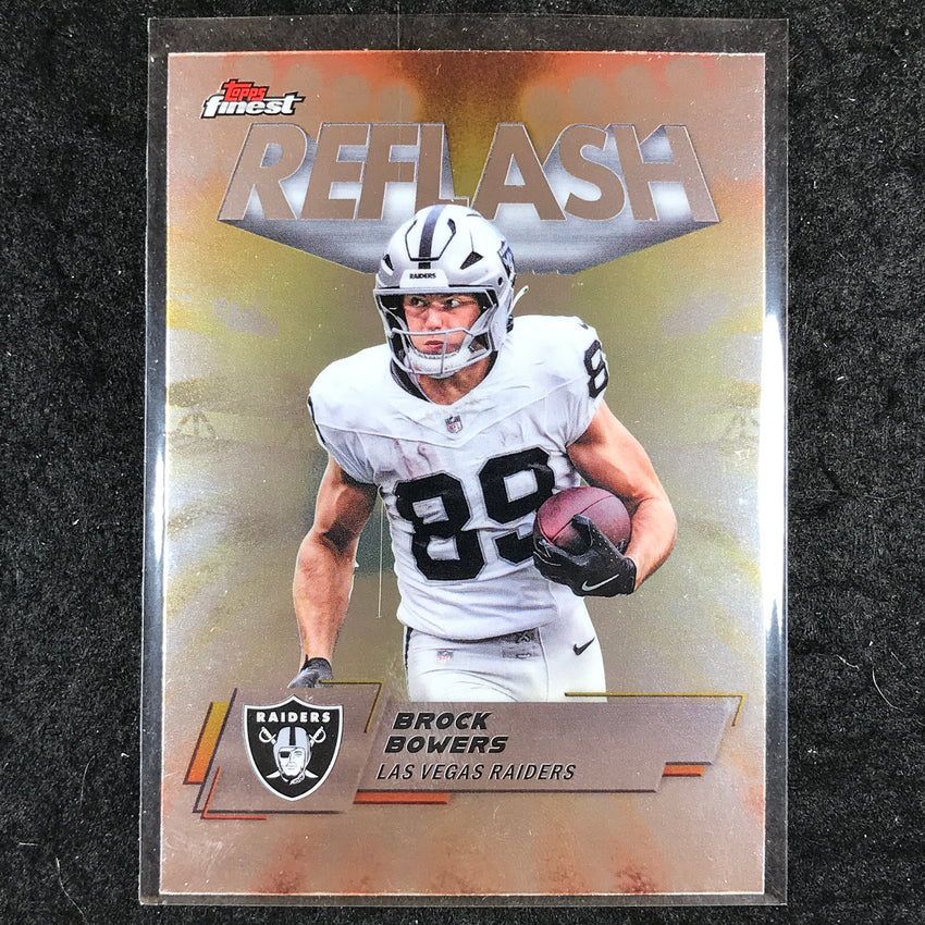 2025 Topps Finest NFL BROCK BOWERS Reflash Base #18