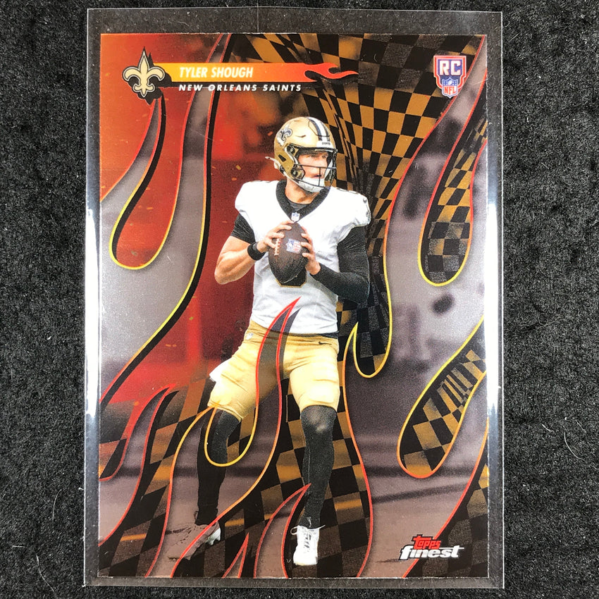 2025 Topps Finest NFL TYLER SHOUGH Torchers Rookie Base #3