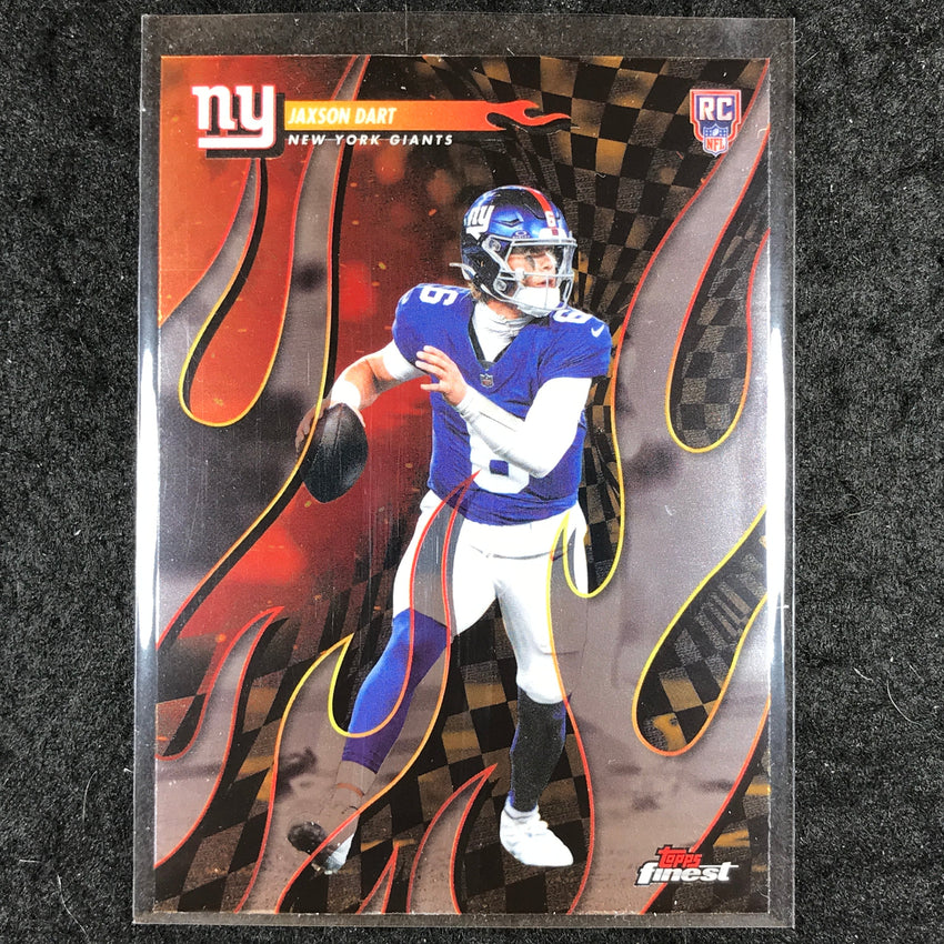 2025 Topps Finest NFL JAXSON DART Torchers Rookie Base #4
