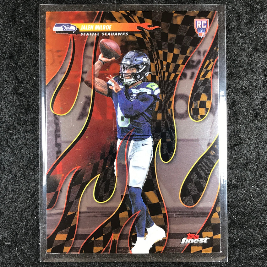 2025 Topps Finest NFL JALEN MILROE Torchers Rookie Base #6