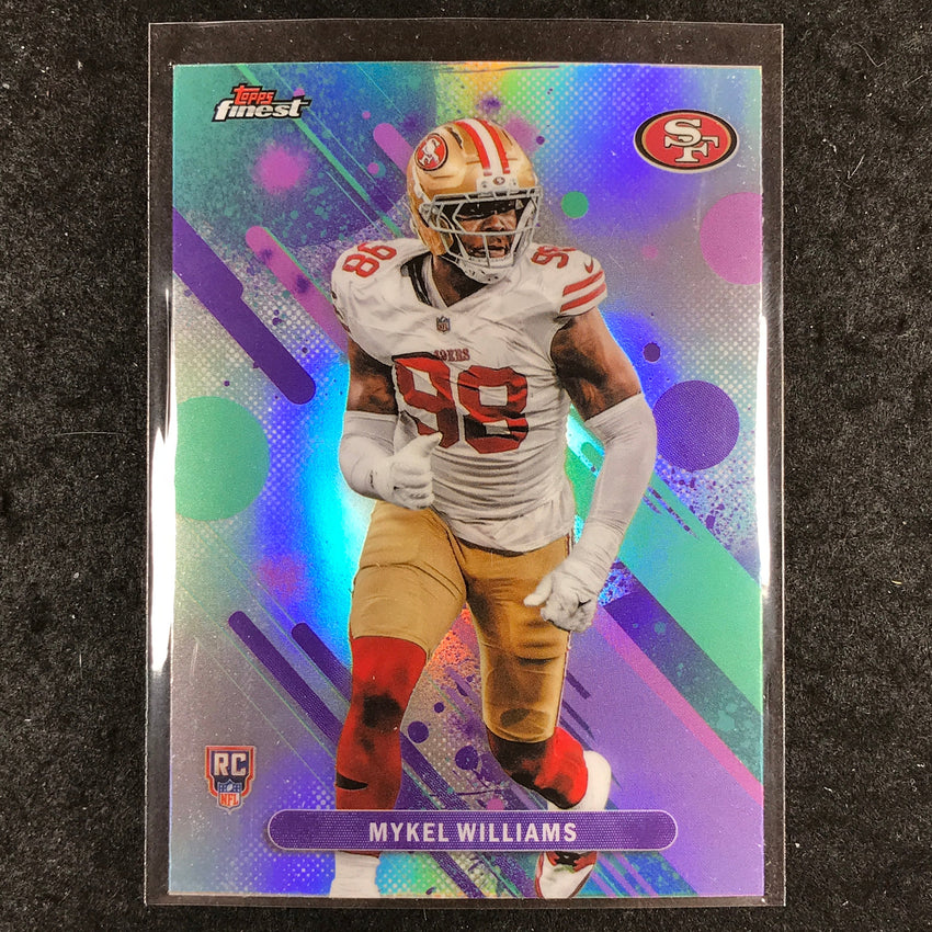 2025 Topps Finest NFL MYKEL WILLIAMS Rookie Common Refractor #38