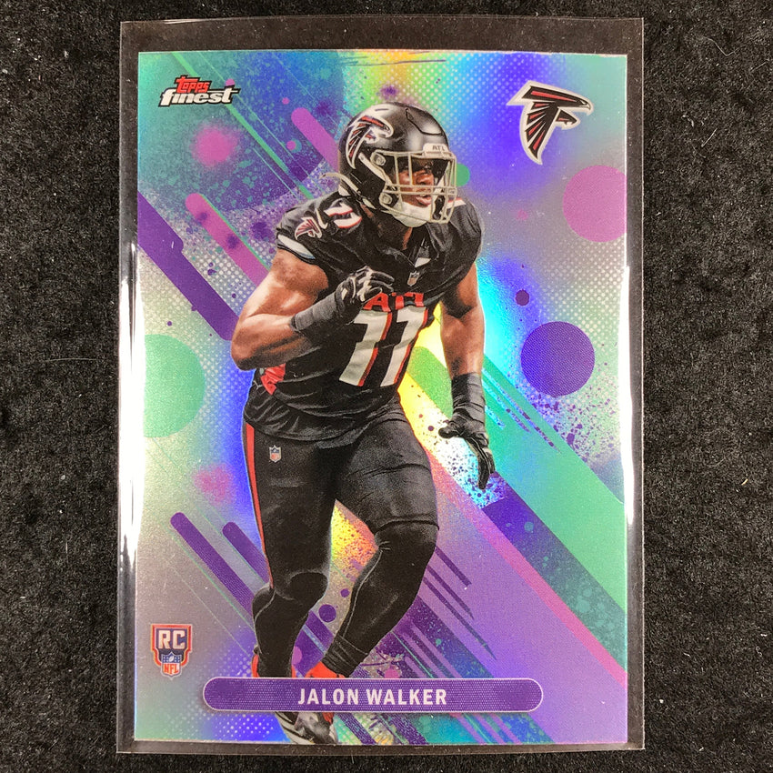 2025 Topps Finest NFL JALON WALKER Rookie Common Refractor #41