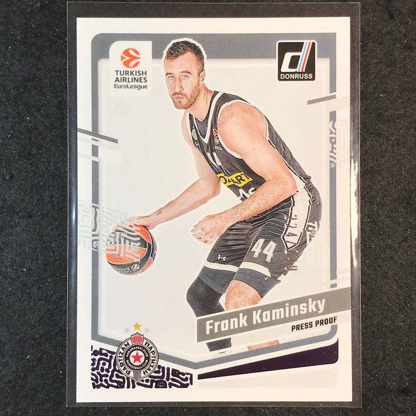 2023-24 Donruss Euroleague FRANK KAMINSKY Base Purple Press Proof /249 #111