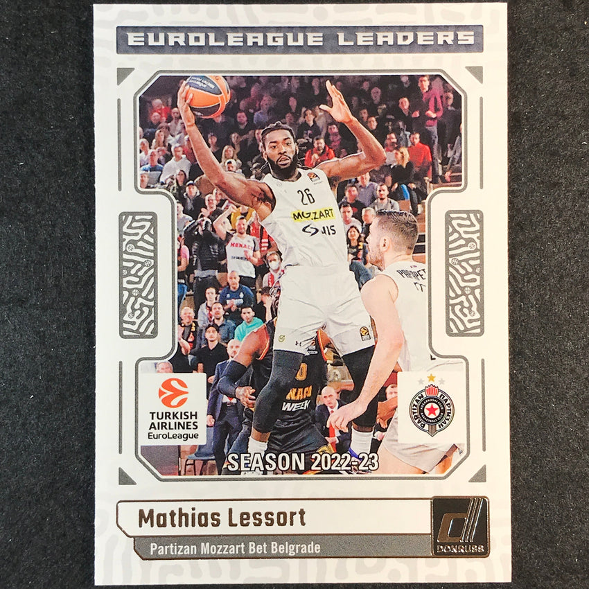 2023-24 Donruss Euroleague MATHIAS LESSORT Euroleague Leaders Base #4