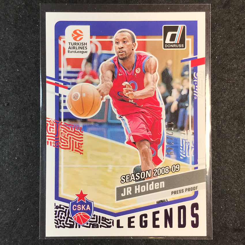 2023-24 Donruss Euroleague JR HOLDEN Legends Purple Press Proof /249 #175