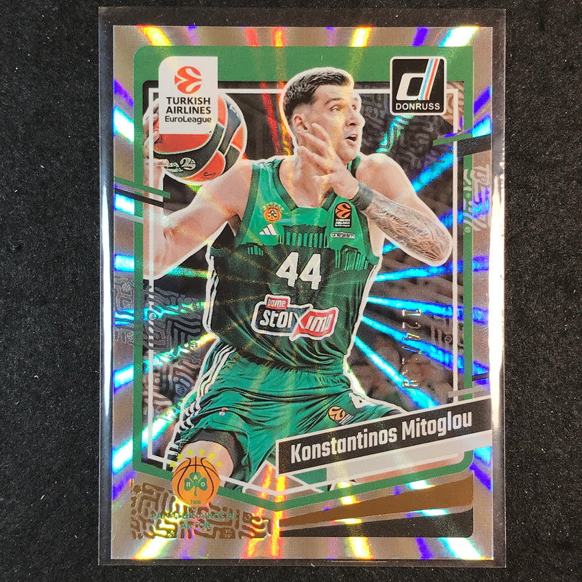 2023-24 Donruss Euroleague KONSTANTINOS MITOGLOU Base Holo Laser /149 #4