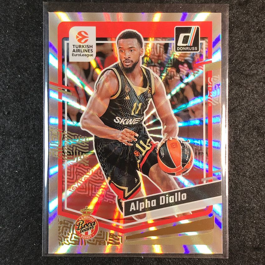 2023-24 Donruss Euroleague ALPHA DIALLO Base Holo Laser /149 #9