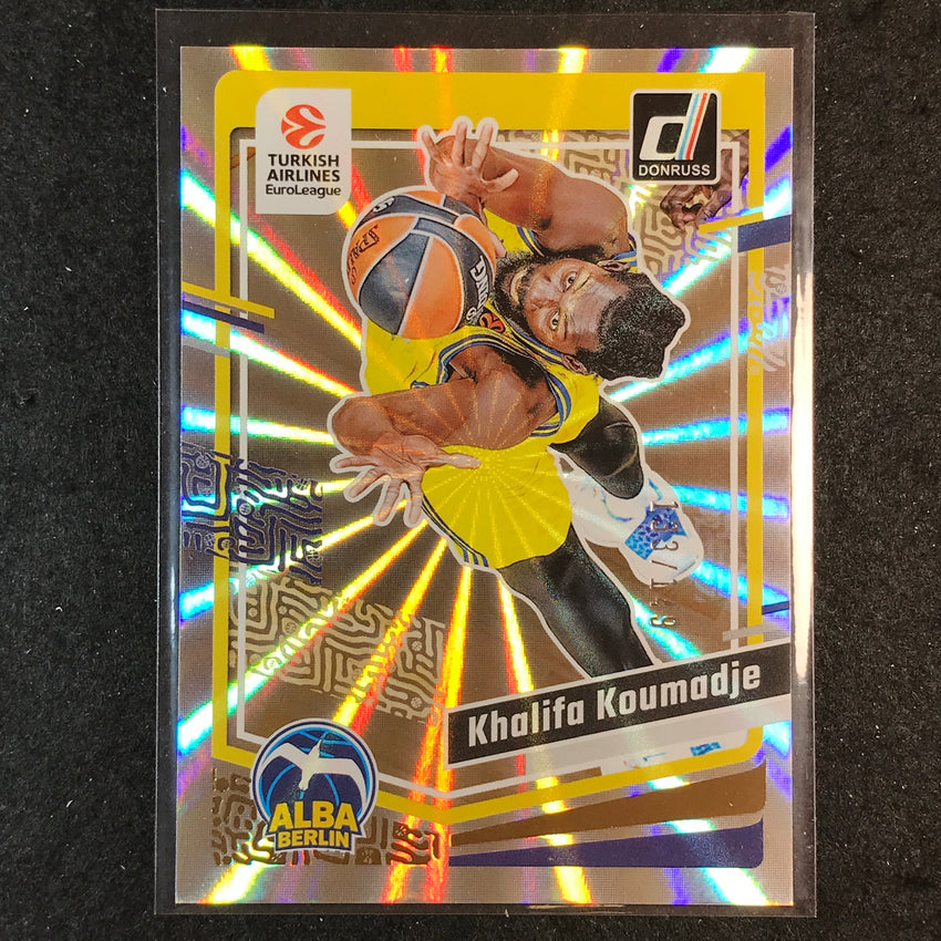 2023-24 Donruss Euroleague KHALIFA KOUMADJE Base Holo Laser /149 #11