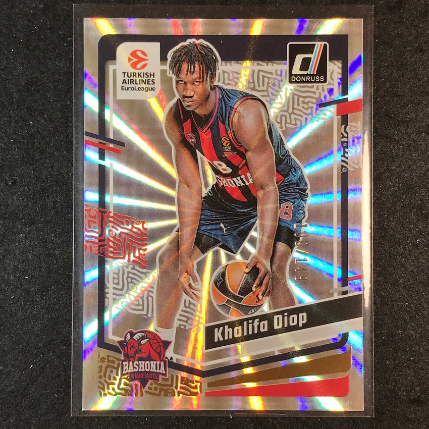 2023-24 Donruss Euroleague KHALIFA DIOP Base Holo Laser /149 #18