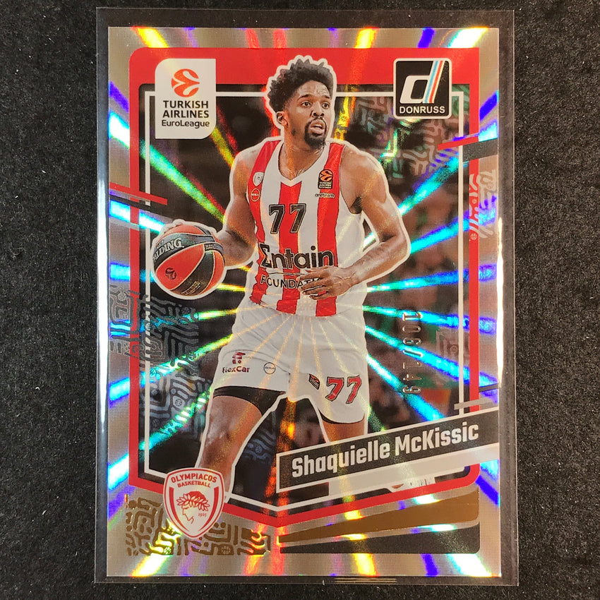 2023-24 Donruss Euroleague SHAQUIELLE MCKISSIC Base Holo Laser /149 #29