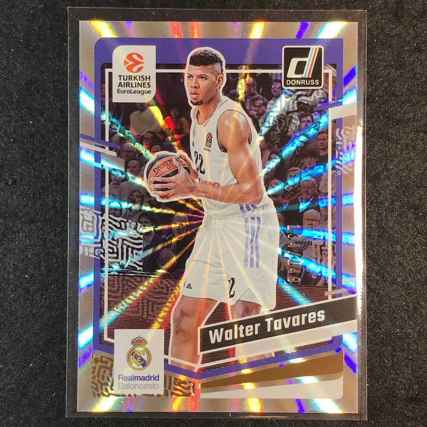2023-24 Donruss Euroleague WALTER TAVARES Base Holo Laser /149 #30