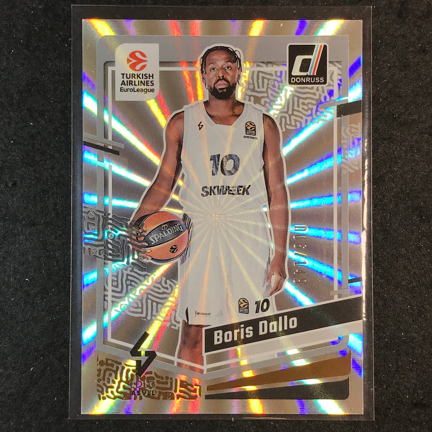 2023-24 Donruss Euroleague BORIS DALLO Base Holo Laser /149 #34