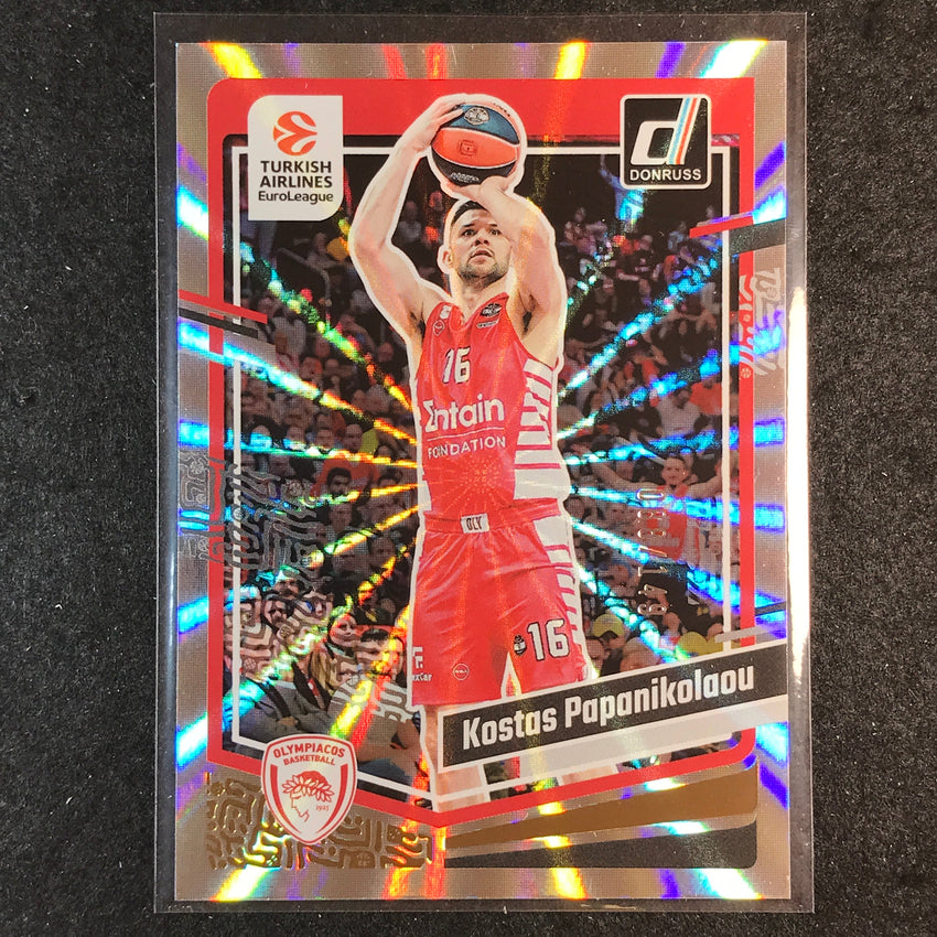 2023-24 Donruss Euroleague KOSTAS PAPANIKOLAOU Base Holo Laser /149 #37