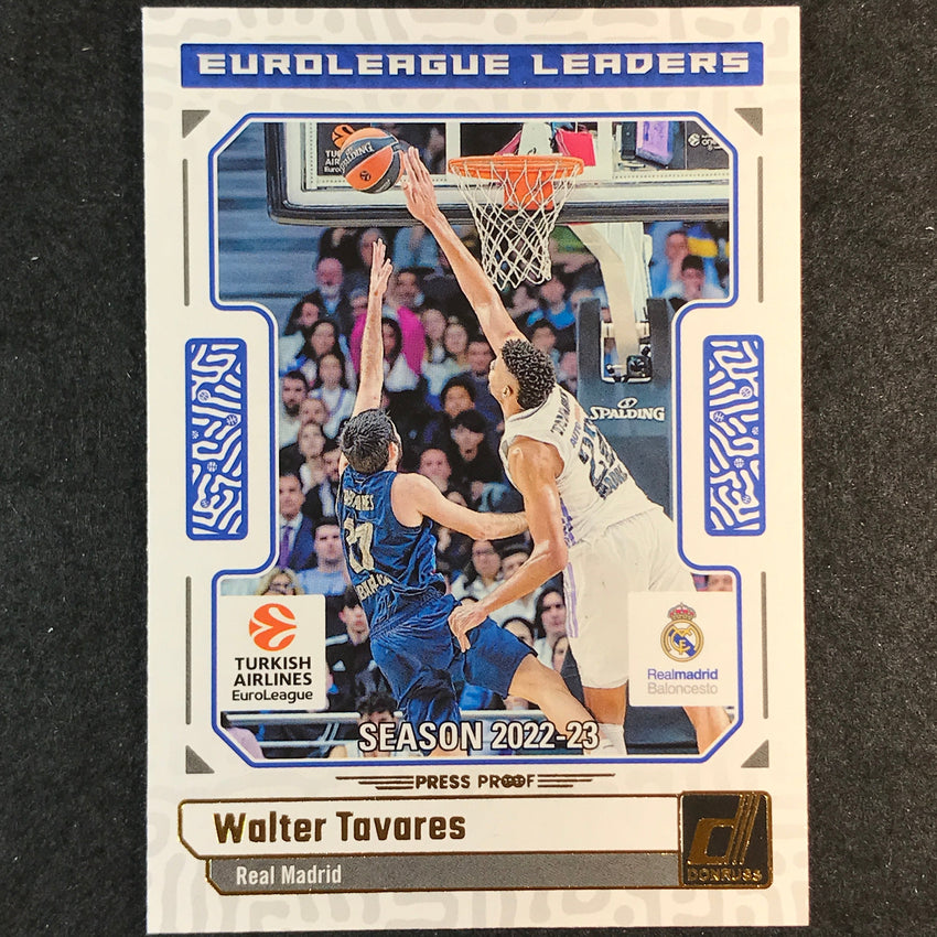 2023-24 Donruss Euroleague WALTER TAVARES Euroleague Leaders Press Proof #5