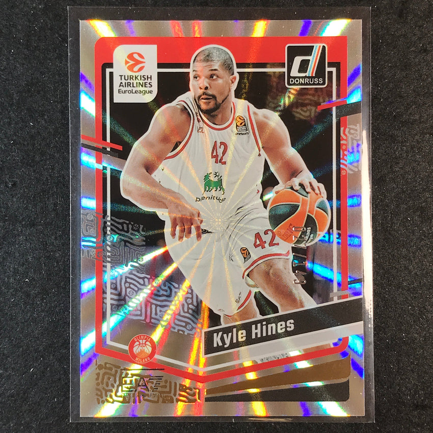 2023-24 Donruss Euroleague KYLE HINES Base Holo Laser /149 #39