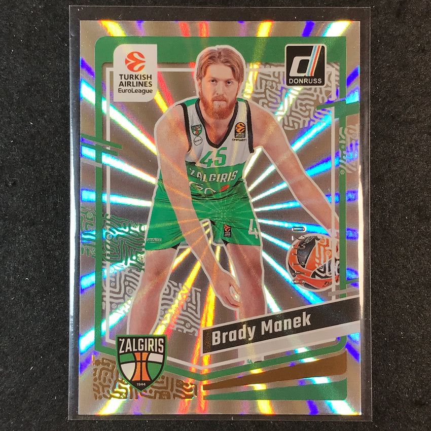 2023-24 Donruss Euroleague BRADY MANEK Base Holo Laser /149 #40
