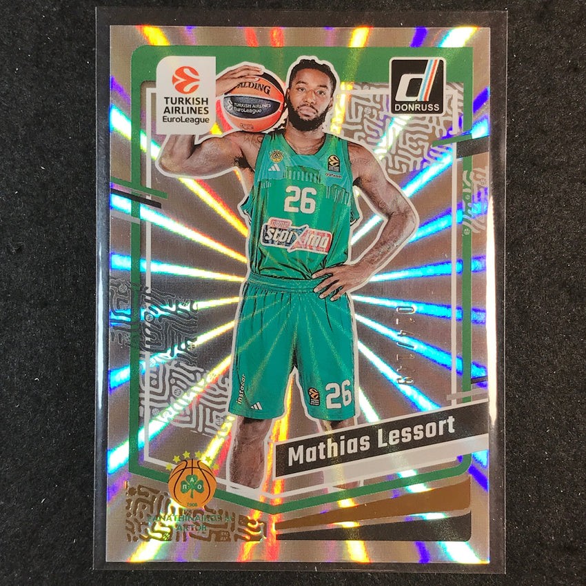 2023-24 Donruss Euroleague MATHIAS LESSORT Base Holo Laser /149 #46
