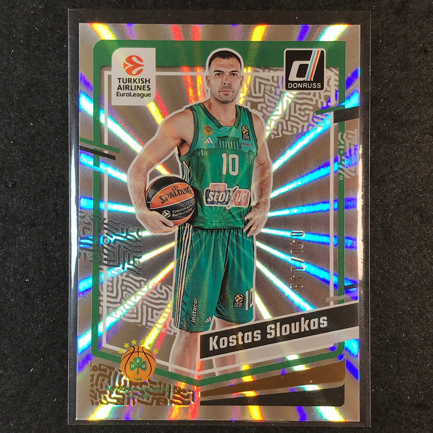 2023-24 Donruss Euroleague KOSTAS SLOUKAS Base Holo Laser /149 #47