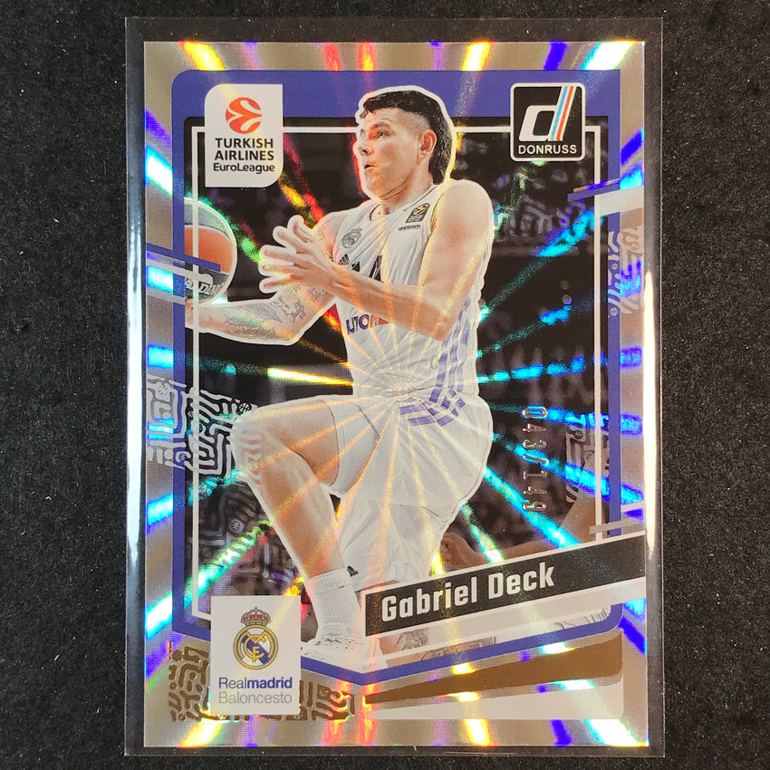 2023-24 Donruss Euroleague GABRIEL DECK Base Holo Laser /149 #48