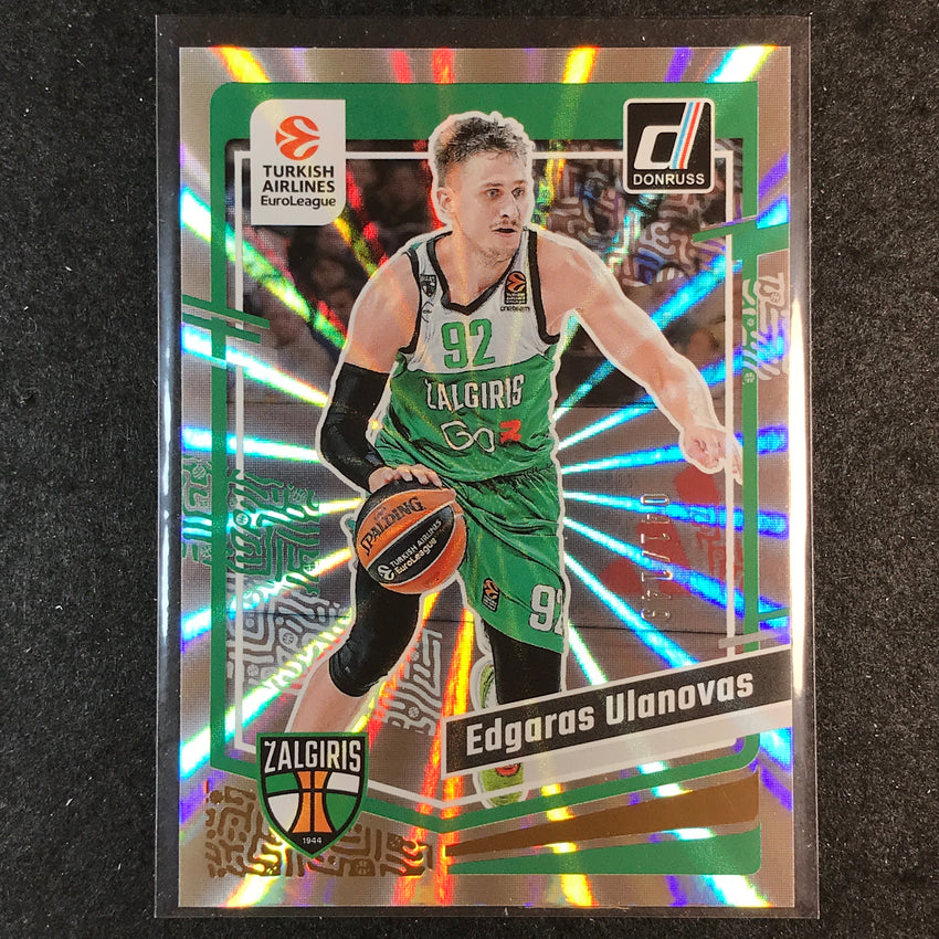 2023-24 Donruss Euroleague EDGARAS ULANOVAS Base Holo Laser /149 #52