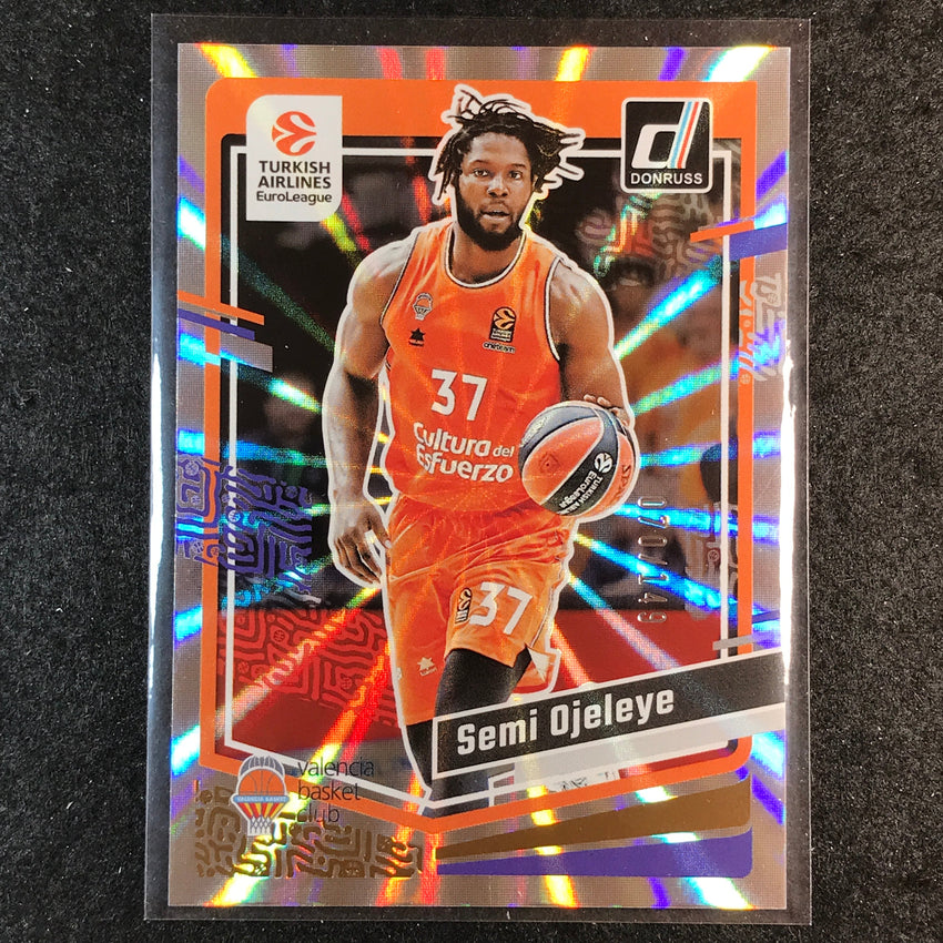 2023-24 Donruss Euroleague SEMI OJELEYE Base Holo Laser /149 #54
