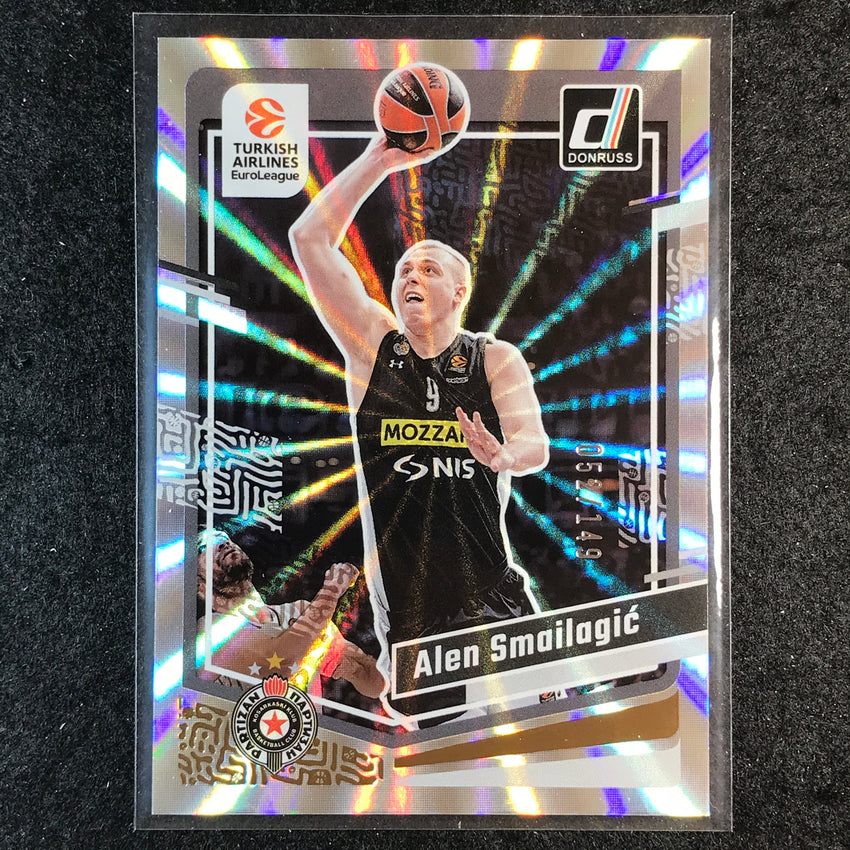2023-24 Donruss Euroleague ALEN SMAILAGIC Base Holo Laser /149 #68