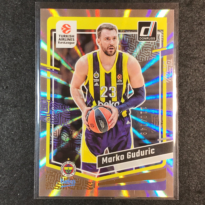 2023-24 Donruss Euroleague MARKO GUDURIC Base Holo Laser /149 #78