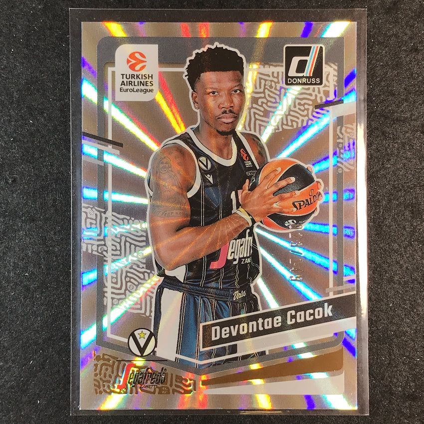 2023-24 Donruss Euroleague DEVONTAE CACOK Base Holo Laser /149 #81