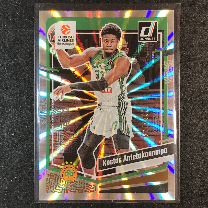 2023-24 Donruss Euroleague KOSTAS ANTETOKOUNMPO Base Holo Laser /149 #83