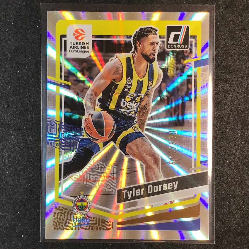 2023-24 Donruss Euroleague TYLER DORSEY Base Holo Laser /149 #99