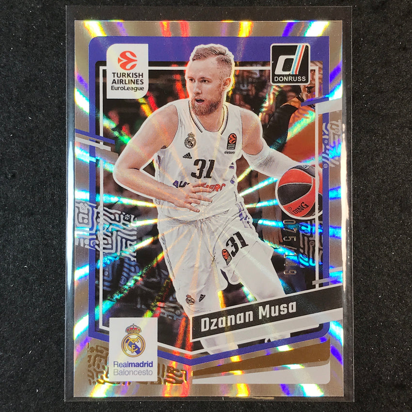 2023-24 Donruss Euroleague DZANAN MUSA Base Holo Laser /149 #113