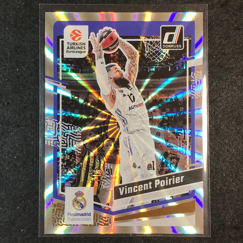 2023-24 Donruss Euroleague VINCENT POIRIER Base Holo Laser /149 #118