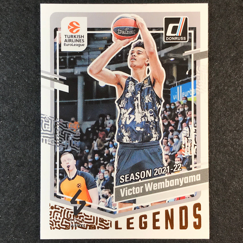 2023-24 Donruss Euroleague VICTOR WEMBANYAMA Legends Base #161