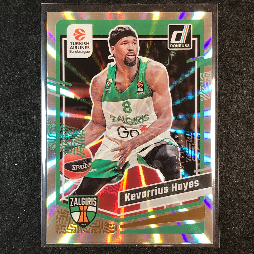 2023-24 Donruss Euroleague KEVARRIUS HAYES Base Holo Laser /149 #122