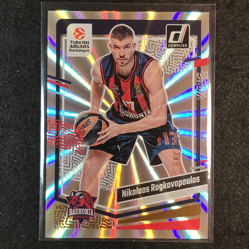 2023-24 Donruss Euroleague NIKOLAOS ROGKAVOPOULOS Base Holo Laser /149 #129
